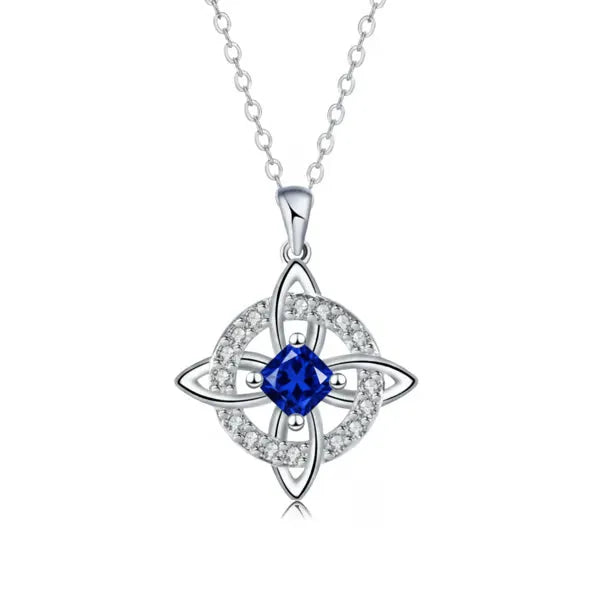Mystical Birthstone Witches Knot Necklace – 🔮💞Protect Your Loved Ones