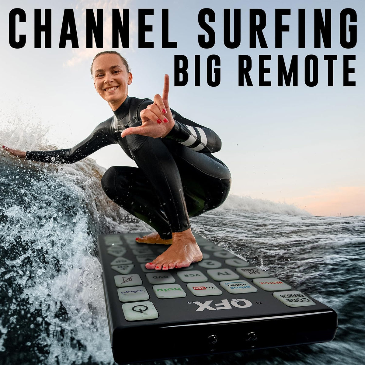 REM-115 8 in 1 Large Jumbo Universal Remote Control