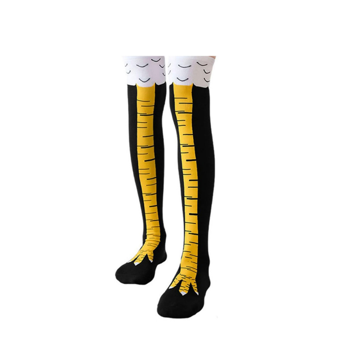 đđ Spooky Chicken Leg Socks â Funny Halloween Costume & Prank Socks-ă3 Pairs a Setă
