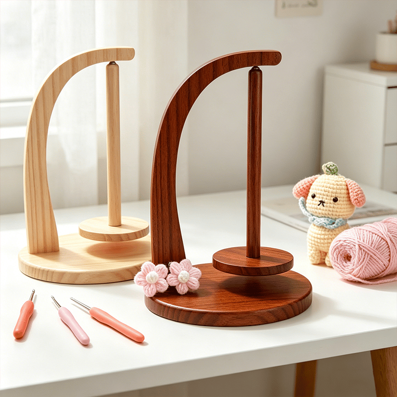 🧶 Rotating Yarn Holder – Smooth-Spinning Yarn Dispenser for Knitting, Crochet & Crafting