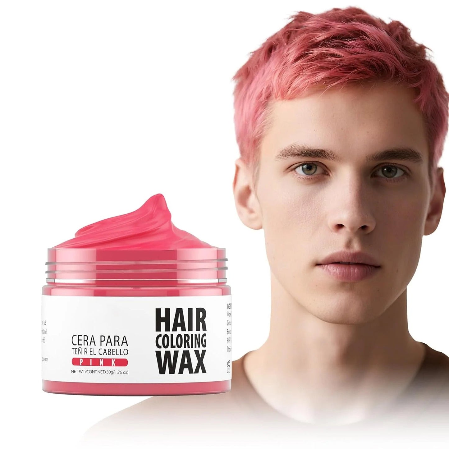 Festival & Party Ready! Instant Hair Color Wax — Temporary Washable Styling Mud 🎪✨
