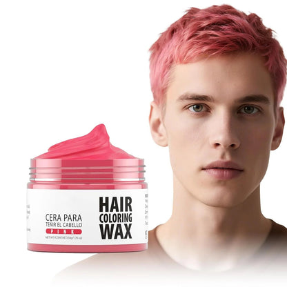 Festival & Party Ready! Instant Hair Color Wax — Temporary Washable Styling Mud 🎪✨