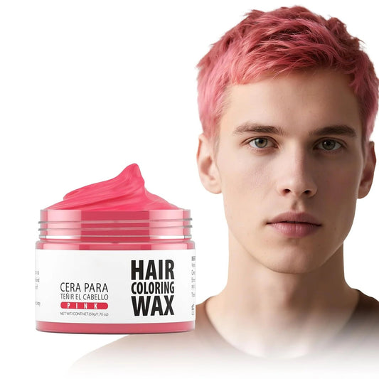 Festival & Party Ready! Instant Hair Color Wax — Temporary Washable Styling Mud 🎪✨