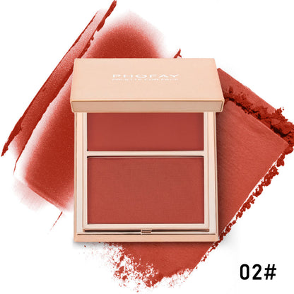 Double-Take Cream & Powder Blush Duo | Long-Lasting 2-in-1 Cheek Color Palette ✨