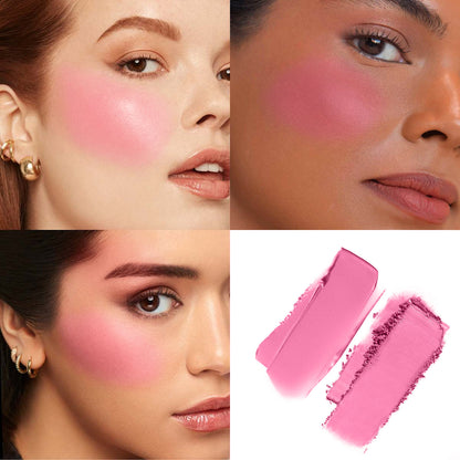 Double-Take Cream & Powder Blush Duo | Long-Lasting 2-in-1 Cheek Color Palette ✨