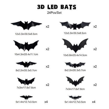 LED Bat Night Light Party Decoration Gift for Halloween