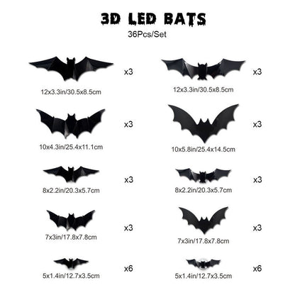 LED Bat Night Light Party Decoration Gift for Halloween