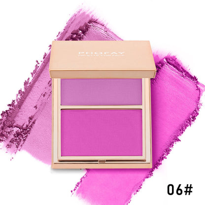 Double-Take Cream & Powder Blush Duo | Long-Lasting 2-in-1 Cheek Color Palette ✨