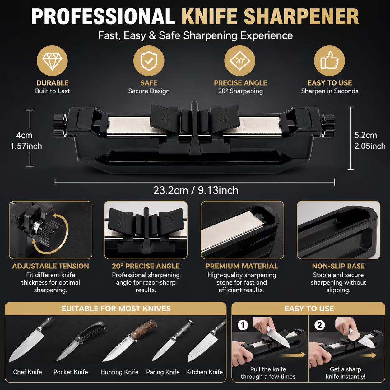 🛠️🔪Venture Portable Knife Sharpener
