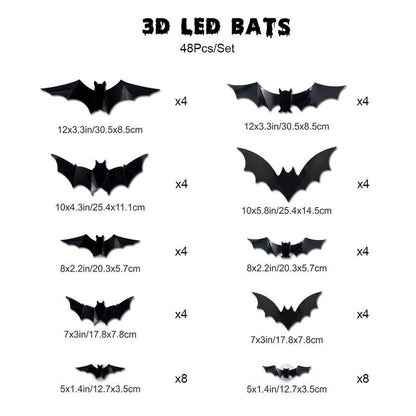 LED Bat Night Light Party Decoration Gift for Halloween