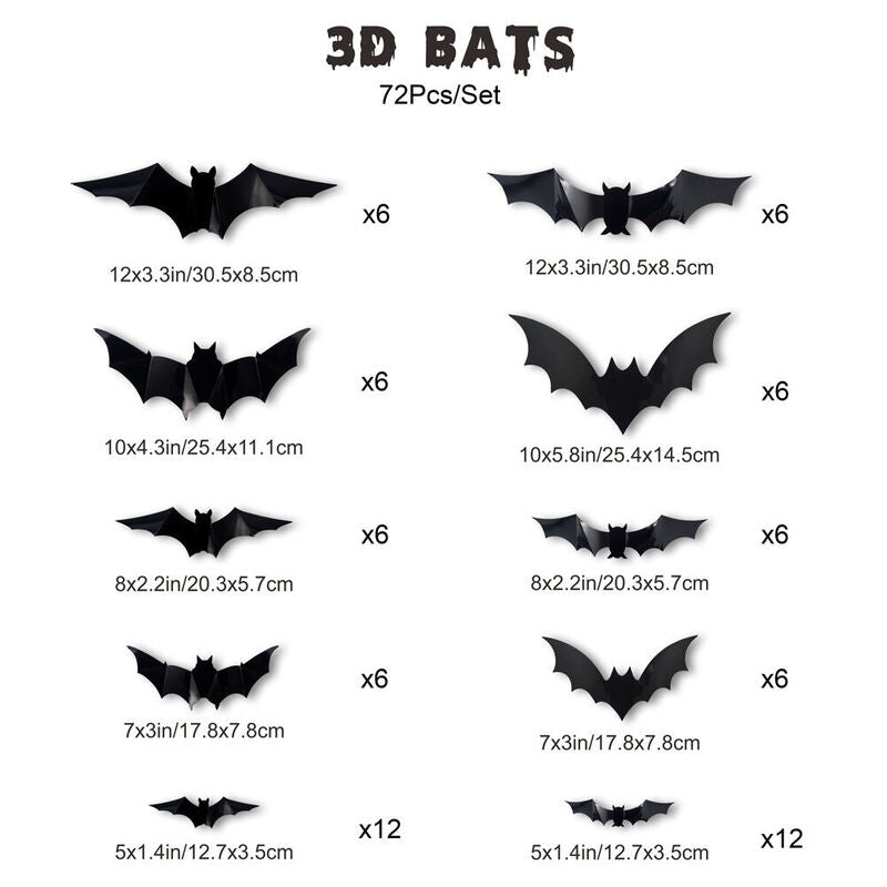 LED Bat Night Light Party Decoration Gift for Halloween