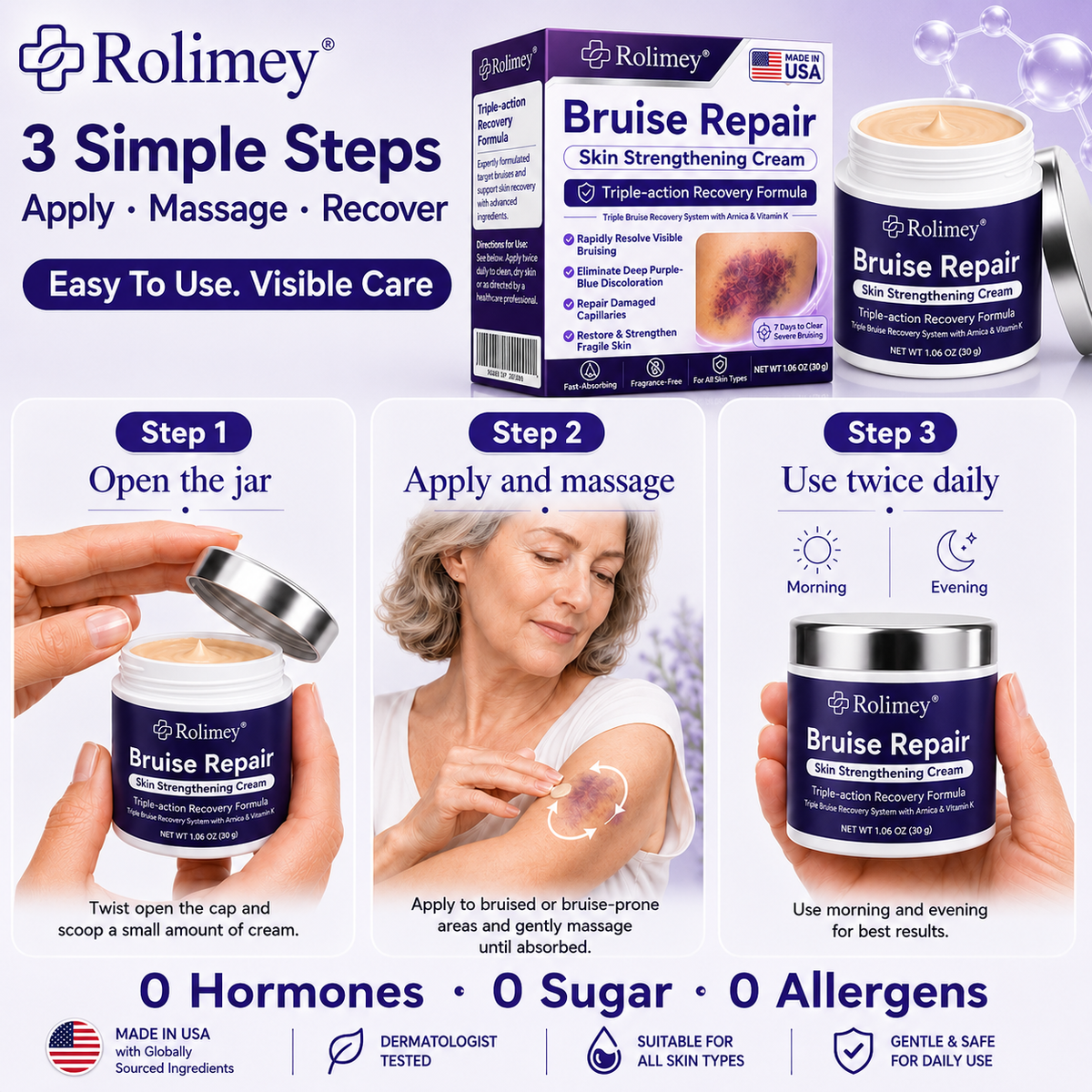 👨‍⚕️Over 100,000 units sold💕 - Cream to repair bruises and strengthen the skin.