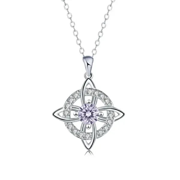 Mystical Birthstone Witches Knot Necklace – 🔮💞Protect Your Loved Ones