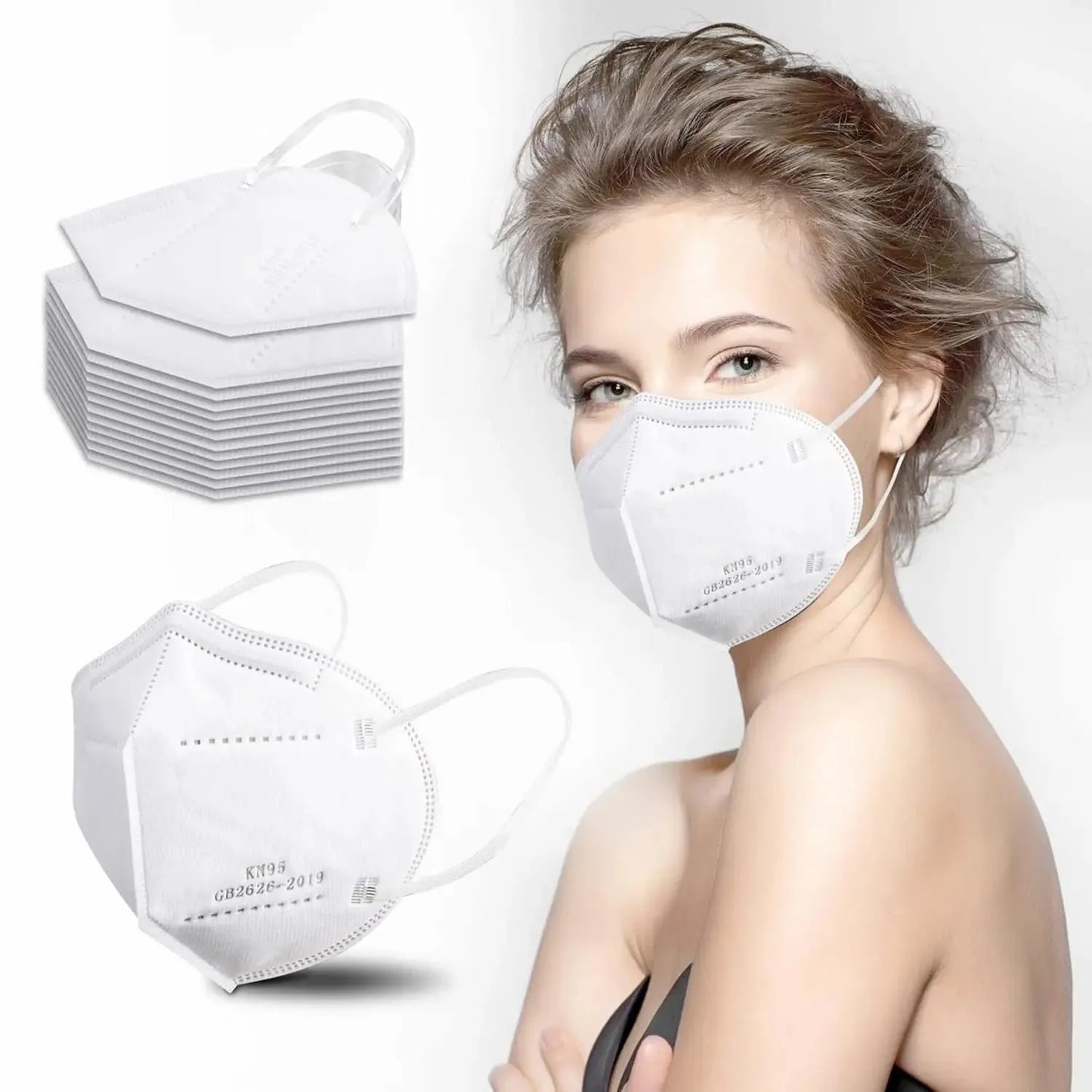 🔥🥇KN95 Mask 🛡️5-layer Breathable Design