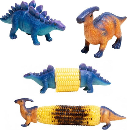 🌽🦖 Dinosaur Corn Holders – Cute Novelty Corn on the Cob Holders for BBQ & Summer Parties