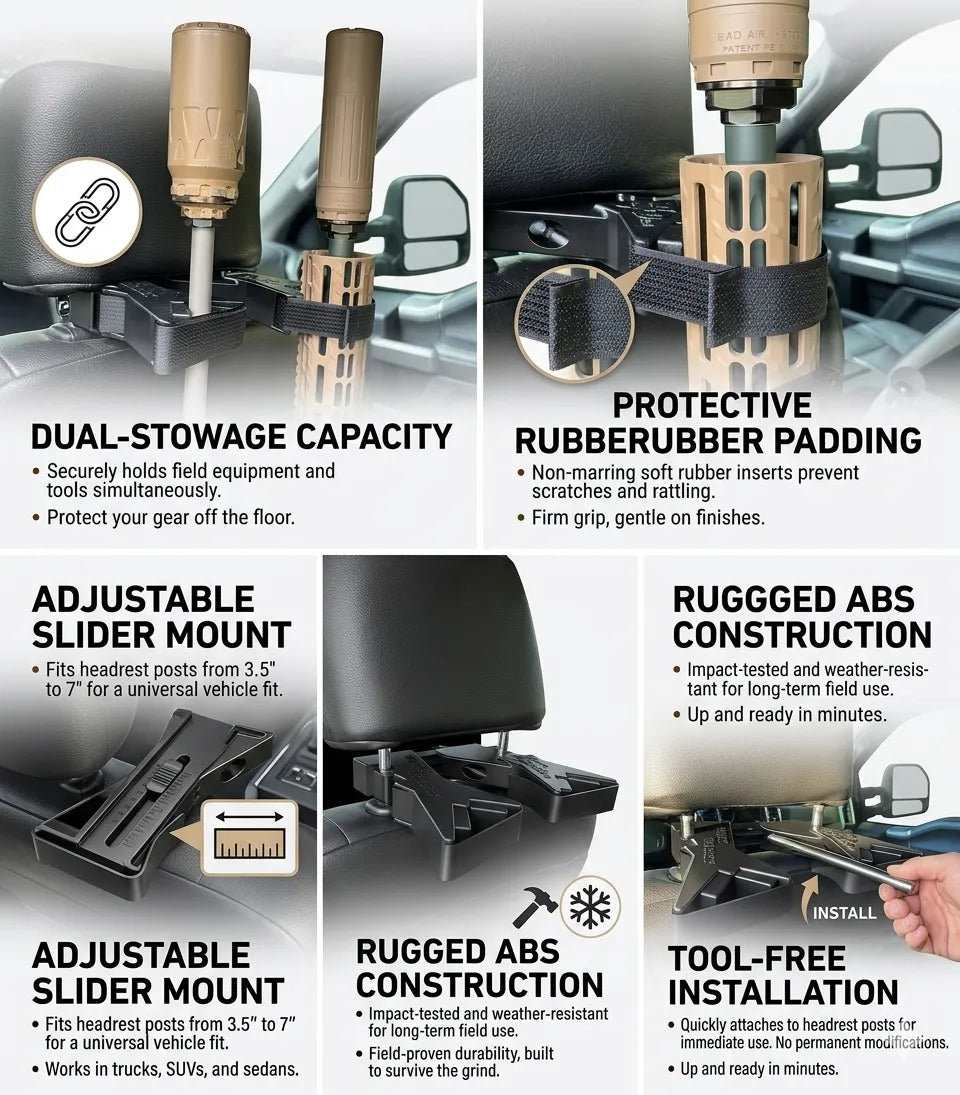 The Ultimate Universal Seat Back Gun Rack