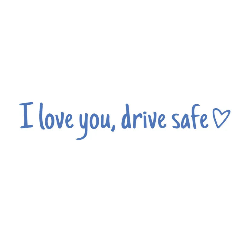 💓 I love you, drve safe Sticker(3pcs)