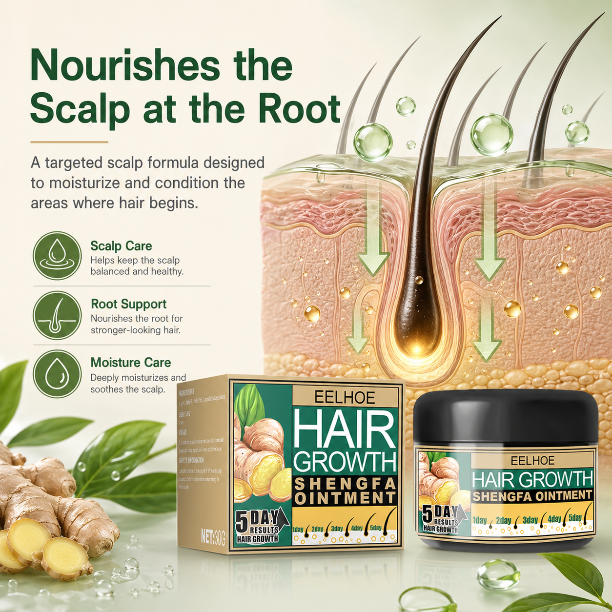 Botanical Scalp Care Balm for Fuller-Looking Hair——50% Off for a Limited Time