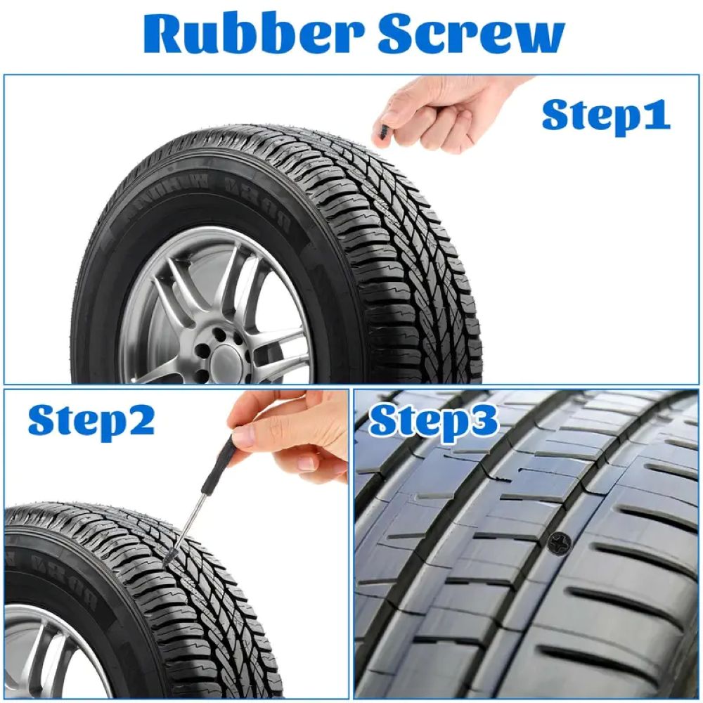 🔩Tire Repair Vacuum Rubber Nails Kit