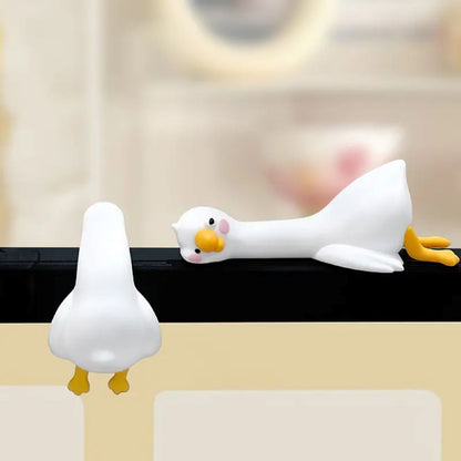 Mini Duck Desk Ornaments - So Tired Lazy Duck