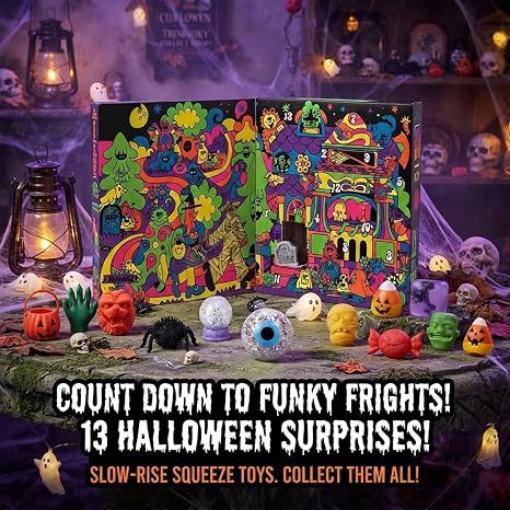 🔥【FREE SHIPPING】🔥 Spooky Countdown Begins! 👻 NeeDoh Halloween Calendar 2026