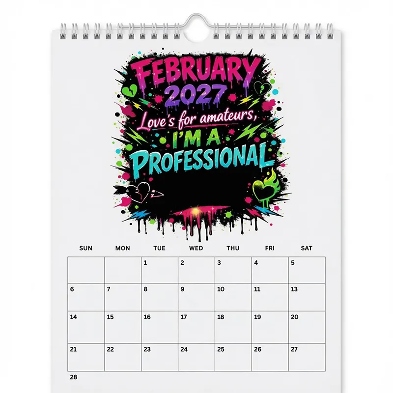 💥Early Bird Sale —🎁2027 Year of the  Wall Calendar – Bold Graffiti Humor Calendar📆🌟
