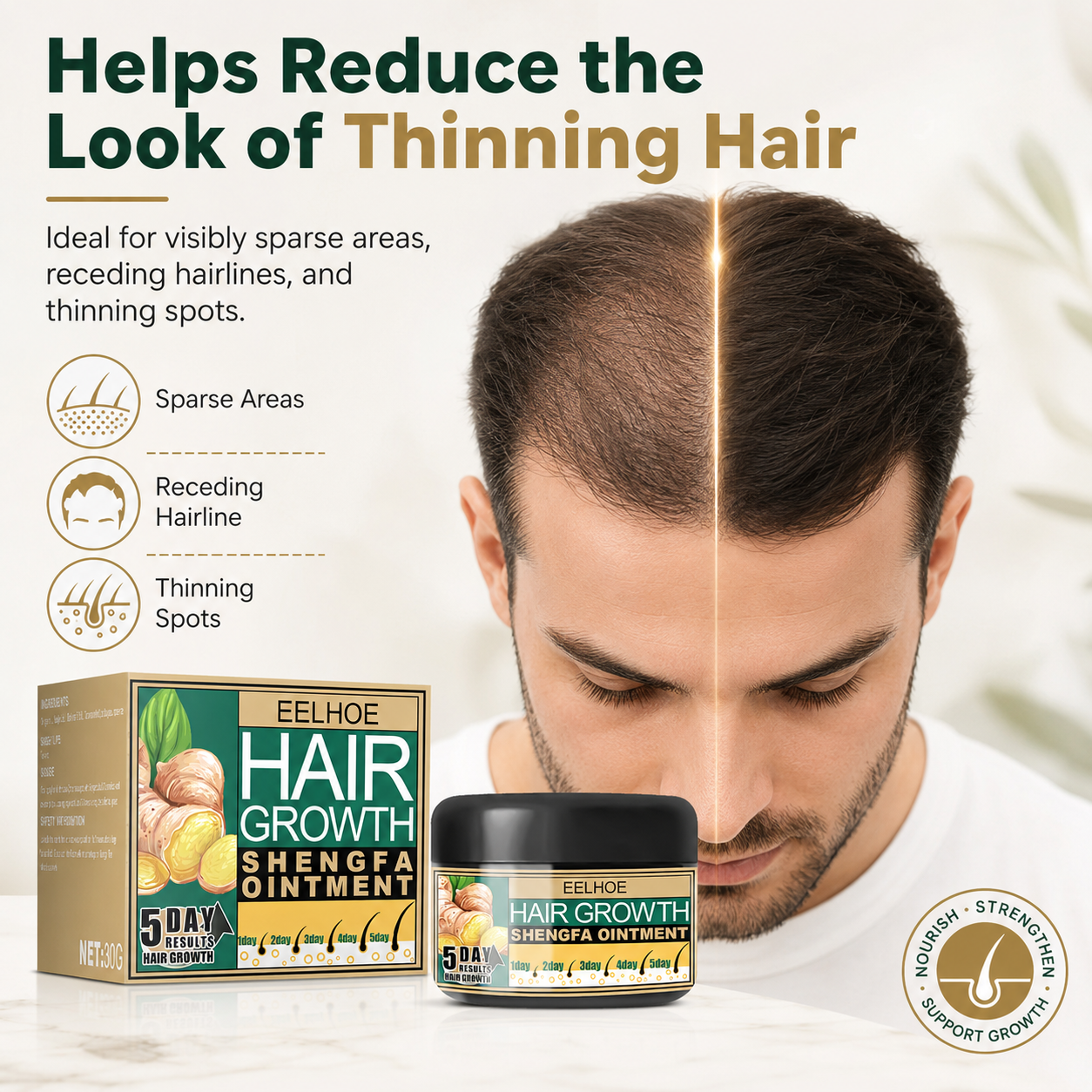 Botanical Scalp Care Balm for Fuller-Looking Hair——50% Off for a Limited Time