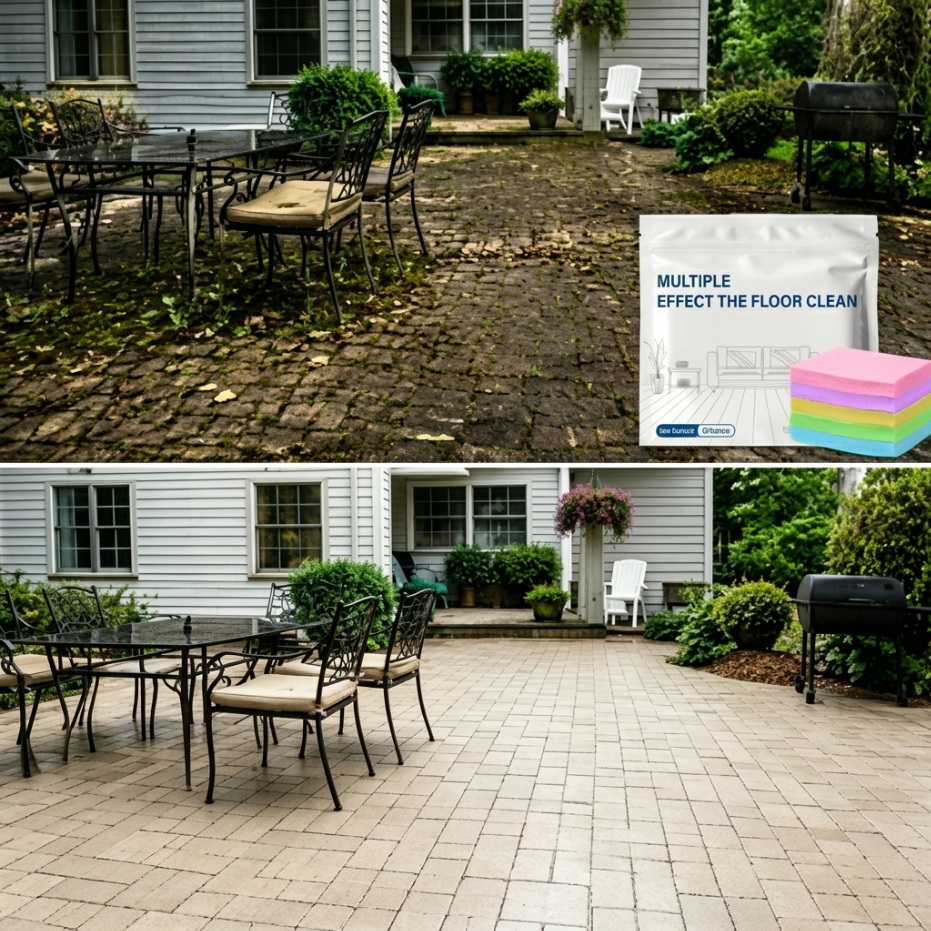 60-Pieces Multi-Effect Floor Cleaning Sheets — Eco-Friendly Dissolving Floor Cleaner Paper for Hardwood, Tile, & Laminate
