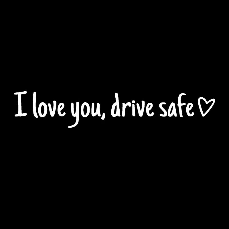 💓 I love you, drve safe Sticker(3pcs)