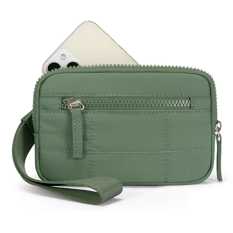 🎁 Puffer Wristlet Wallet Fits Phone