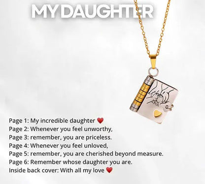 For Granddaughter and daughter - The Most Beautiful Chapter Book Necklace