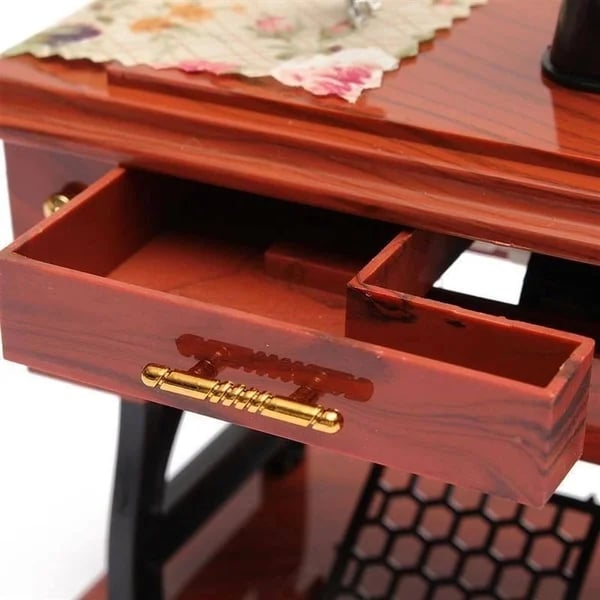 🔥Time Limit Sale 49% OFF - Wood Mini Sewing Machine Music Box