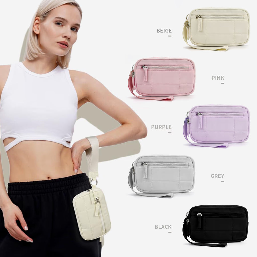 🎁 Puffer Wristlet Wallet Fits Phone