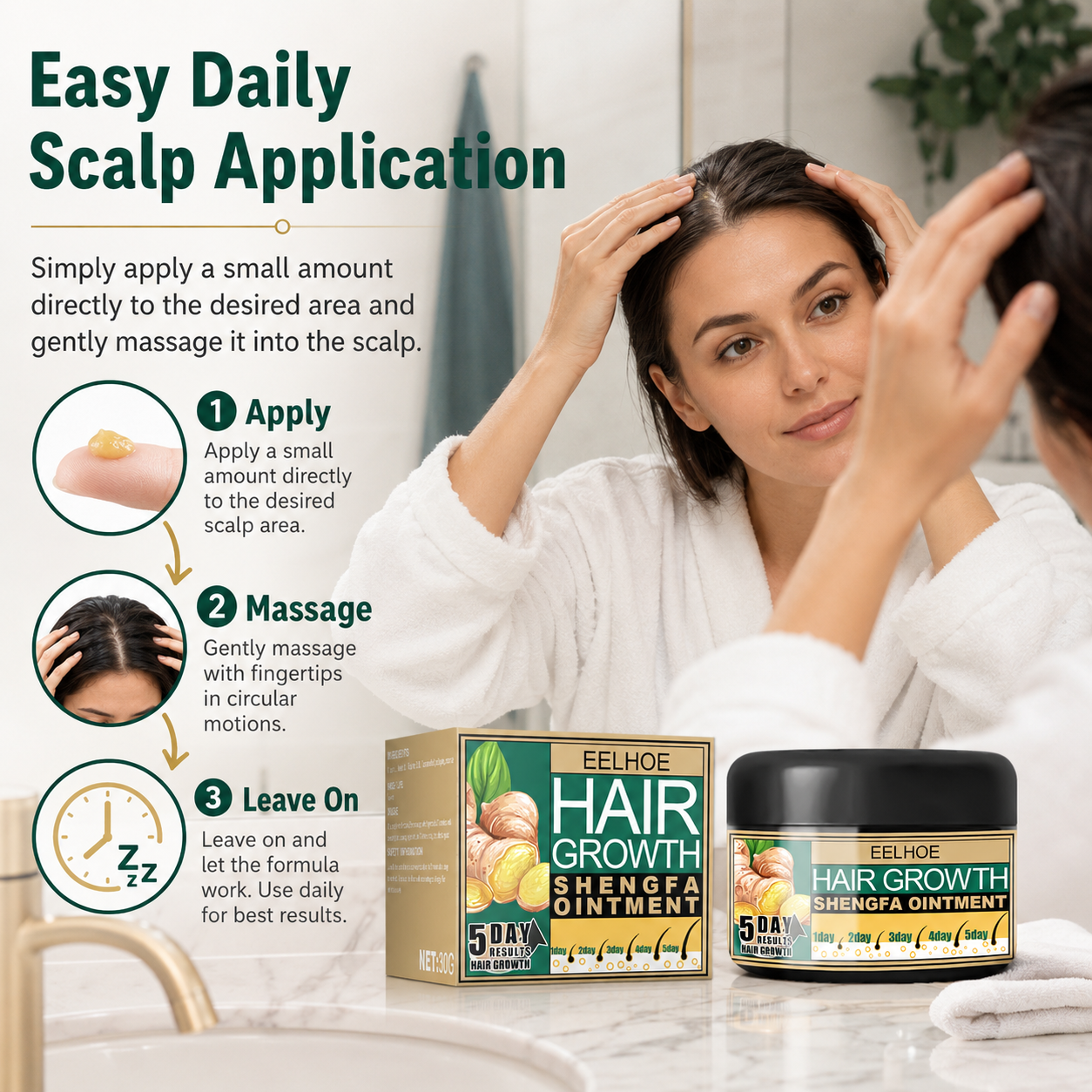 Botanical Scalp Care Balm for Fuller-Looking Hair——50% Off for a Limited Time