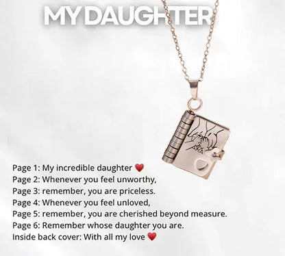 For Granddaughter and daughter - The Most Beautiful Chapter Book Necklace