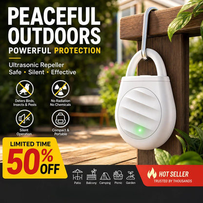 Portable Ultrasonic Bird Repellent Keychain