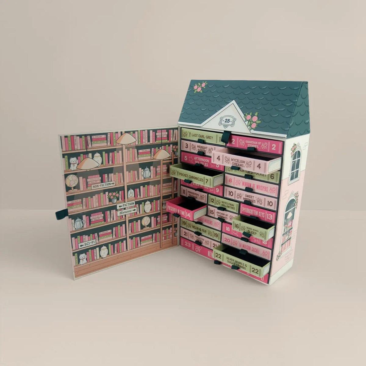 🔥LAST DAY 50% OFF- 📚2026 Bookshop & Curiosities Stationery Advent Calendar