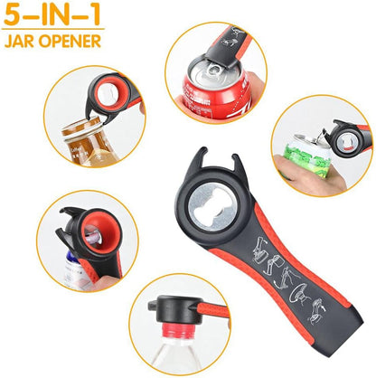 Jar Opener & Bottle Opener for Seniors with Arthritis, Weak Hands