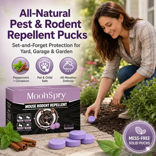 All-Natural Peppermint & Cinnamon Pest & Rodent Repellent Pucks