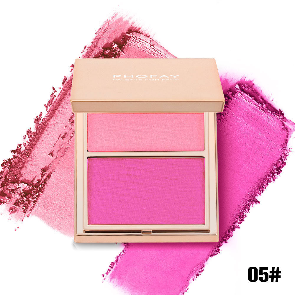 Double-Take Cream & Powder Blush Duo | Long-Lasting 2-in-1 Cheek Color Palette ✨