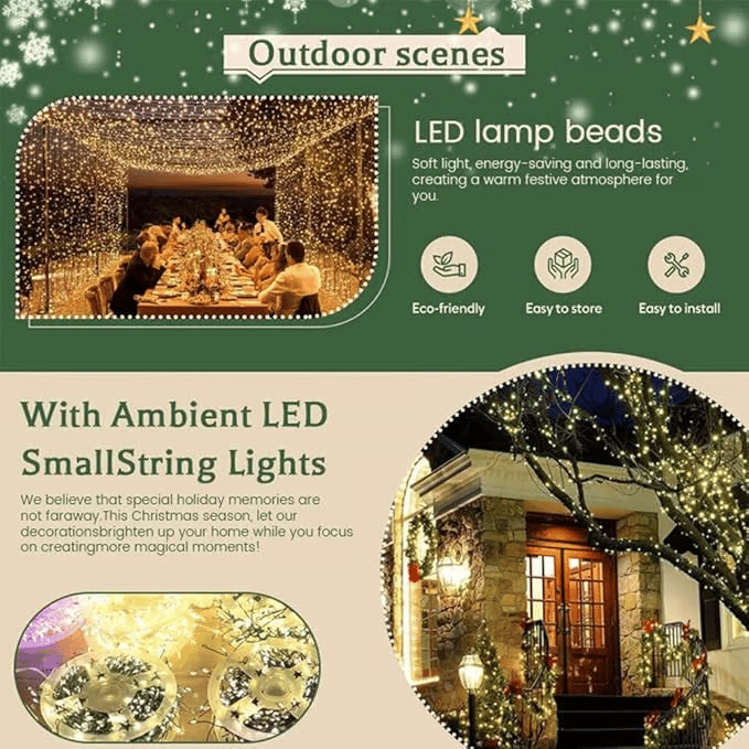🎁LED Copper Wire Firecracker Light String