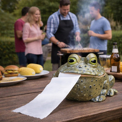 🐸🤪 Whimsical Toad Tissue Box Cover｜Hilarious Home Decor