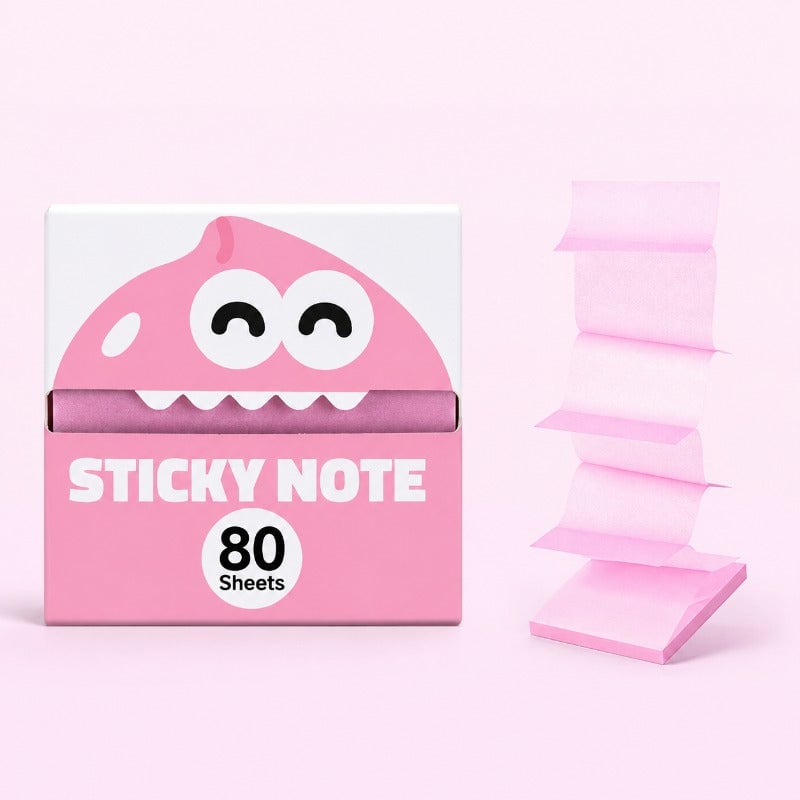 Cute Fruit Monster Pop-Up Sticky Notes