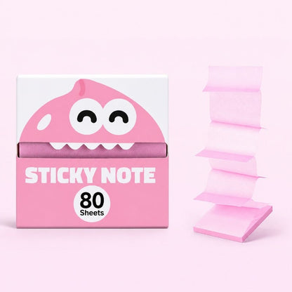 Cute Fruit Monster Pop-Up Sticky Notes
