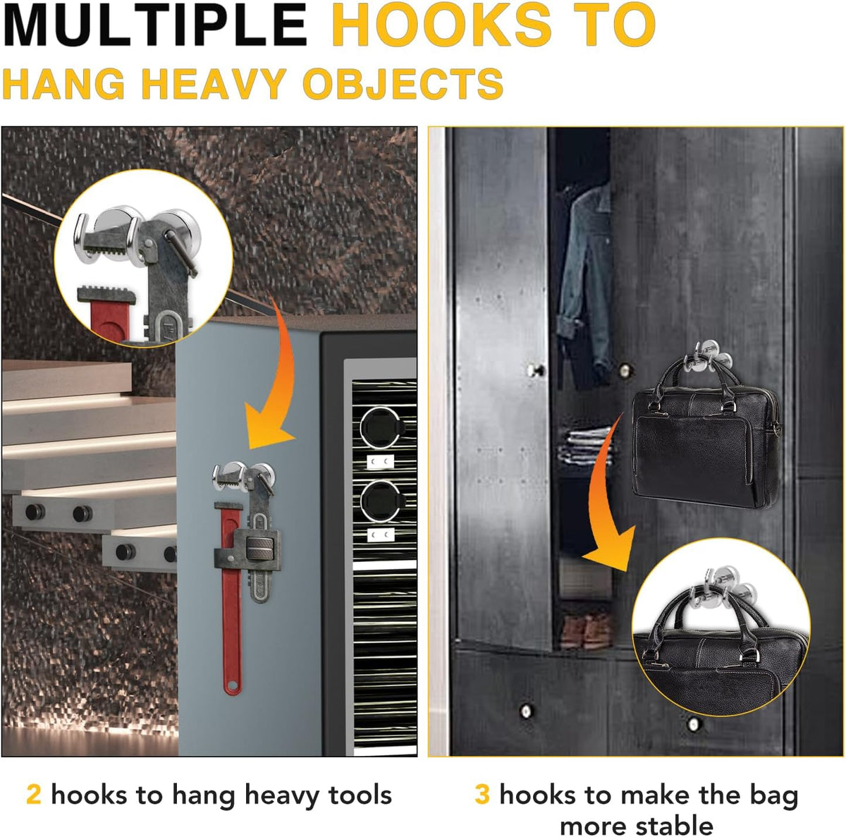 Magnetic Hooks 20pcs 30lbs
