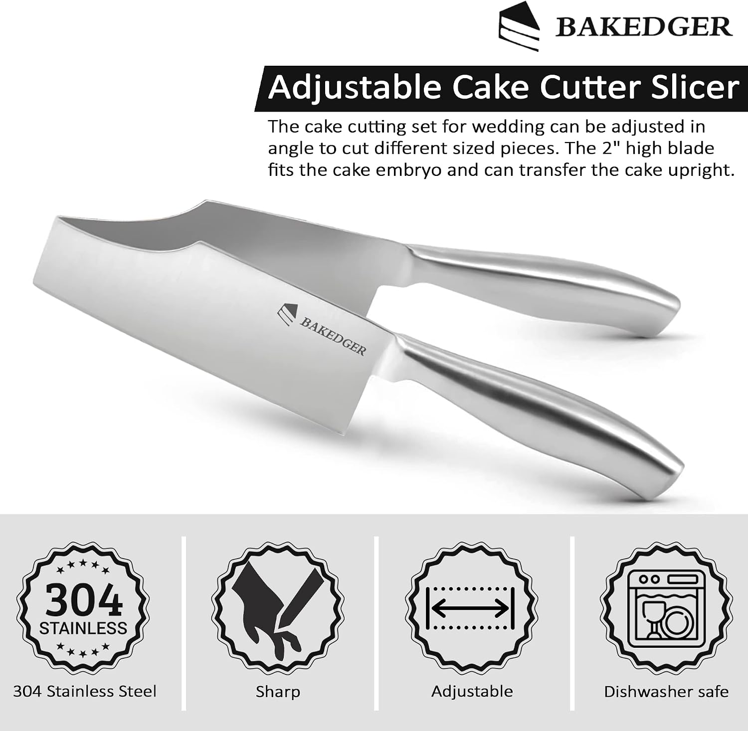 Stainless Steel Cake Knife Slicer