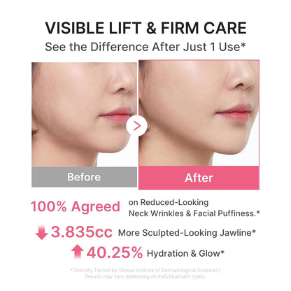Medicube PDRN Collagen Gua Sha Neck Wrinkle Cream | Built-In Gua Sha Massager with Volufiline 5% + PDRN | Korean Skincare