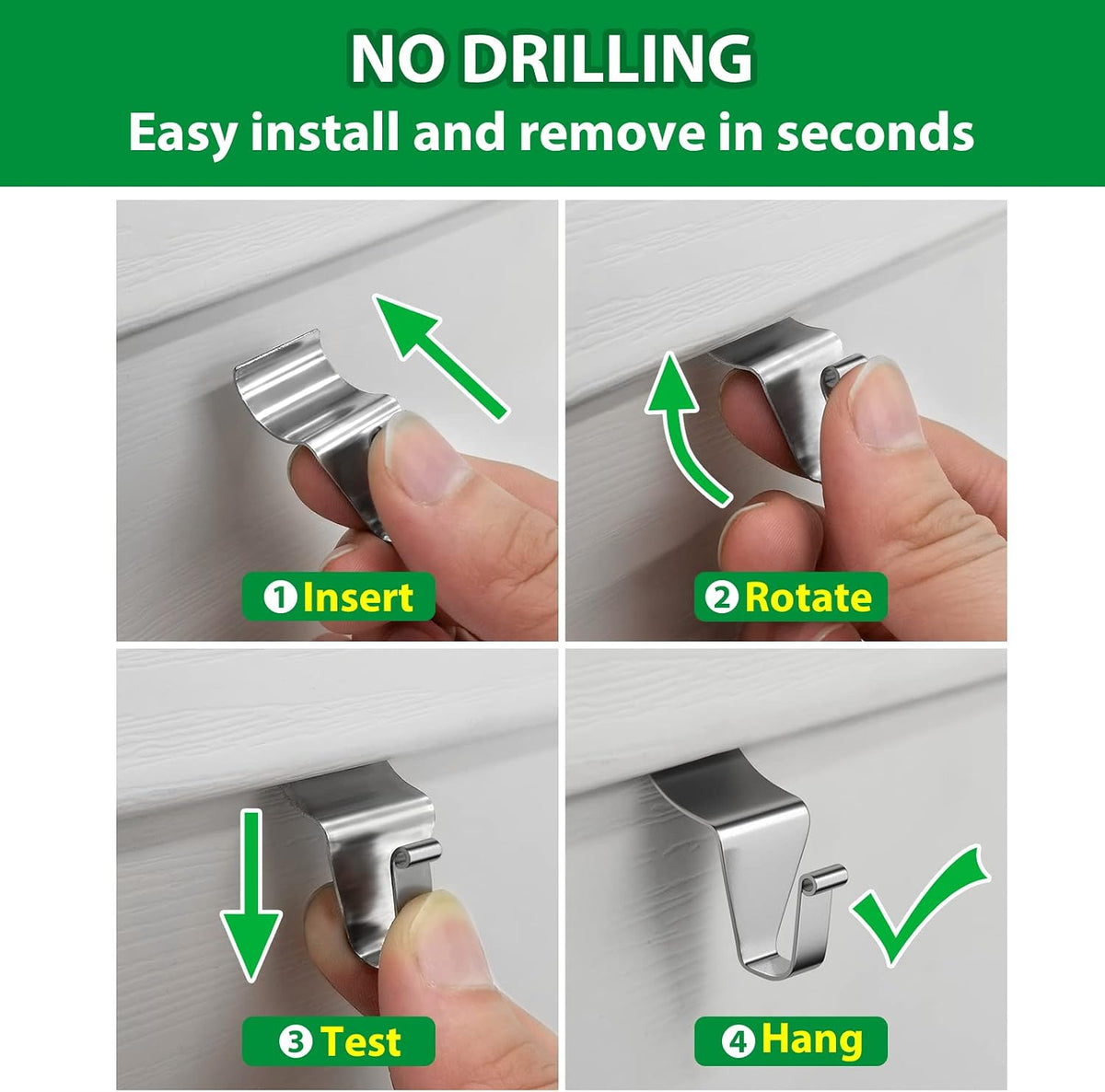 10 Pack Vinyl Siding Hooks