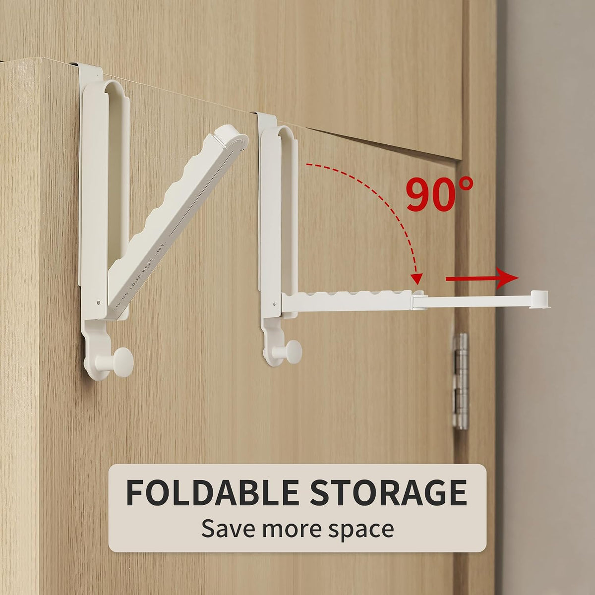 Aluminum Alloy Telescopic Over-the-Door Hook/Hanger