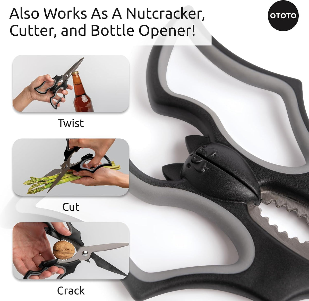 Gothic-Style Original Elizabat Kitchen Scissors